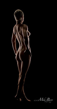 Nude figure study